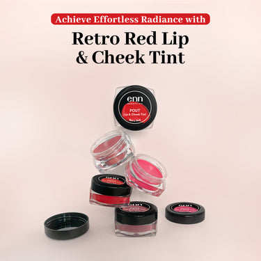 Pout Lip & Cheek Tint - Retro Red